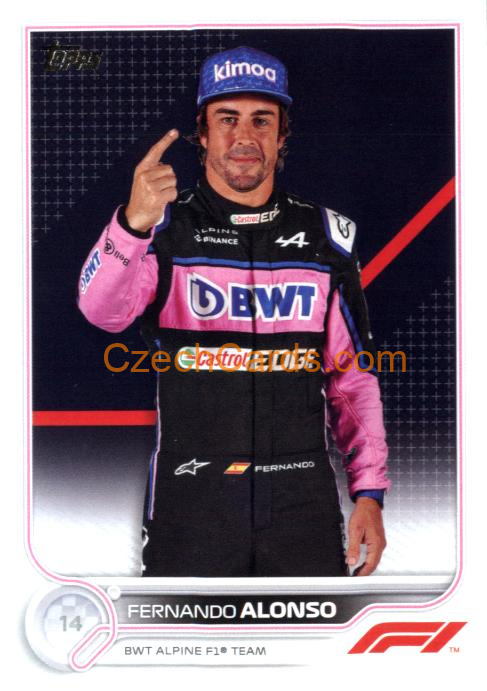 Fernando Alonso 2022 Topps Formula 1 #13