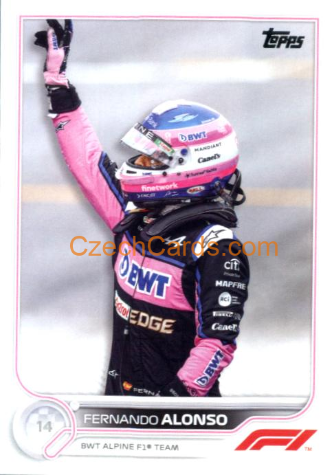 Fernando Alonso 2022 Topps Formula 1 #14