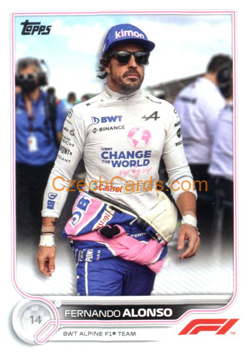 Fernando Alonso 2022 Topps Formula 1 #16