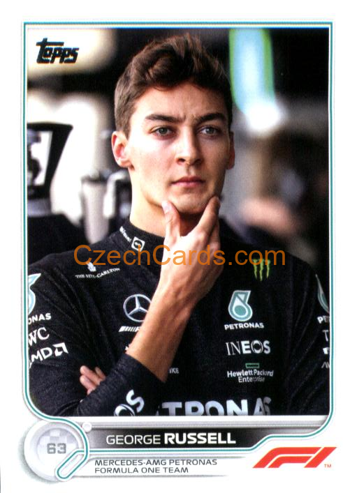 George Russell 2022 Topps Formula 1 #18