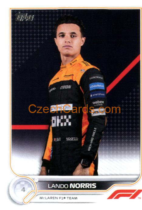 Lando Norris 2022 Topps Formula 1 #33