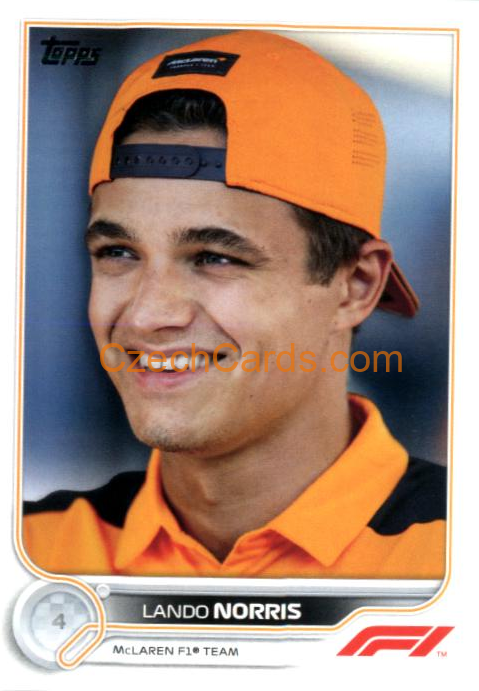 Lando Norris 2022 Topps Formula 1 #34