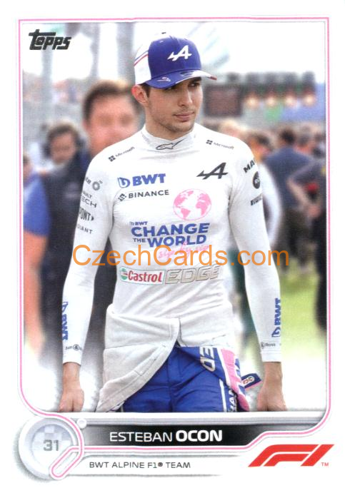 Esteban Ocon 2022 Topps Formula 1 #43