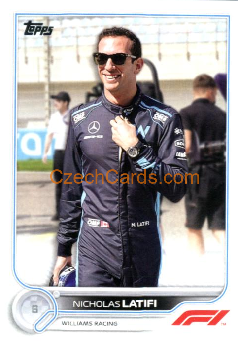 Nicholas Latifi 2022 Topps Formula 1 #53