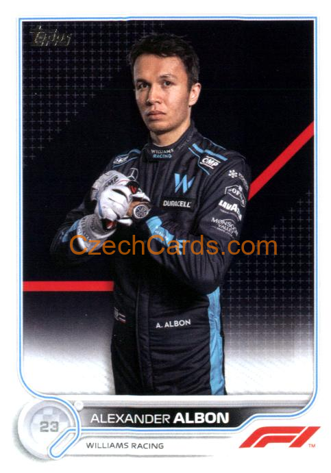 Alexander Albon 2022 Topps Formula 1 #54