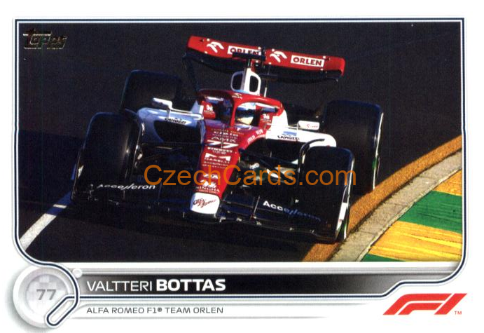 Valtteri Bottas 2022 Topps Formula 1 #59