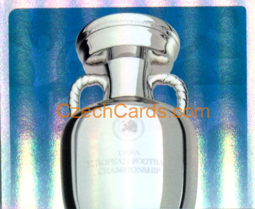 European Championship Trophy1 2020 Panini EURO Sticker Pearl Ed. #2 foil