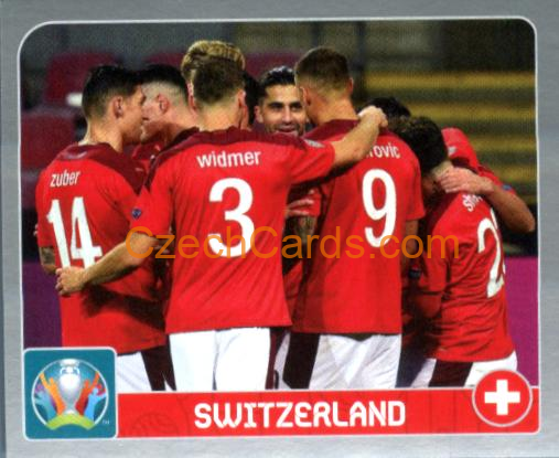 Group A. Switzerland 2020 Panini EURO Sticker Pearl Ed. #8