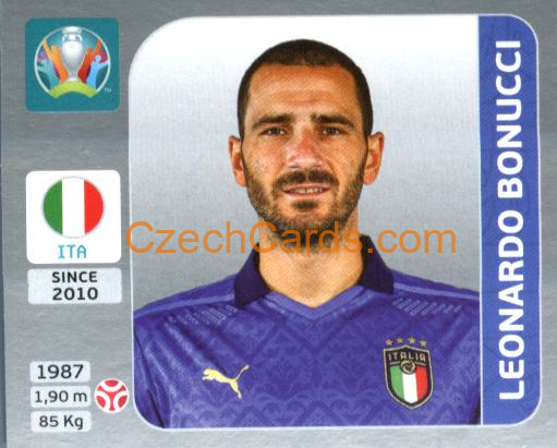 Leonardo Bonucci 2020 Panini EURO Sticker Pearl Ed. #16