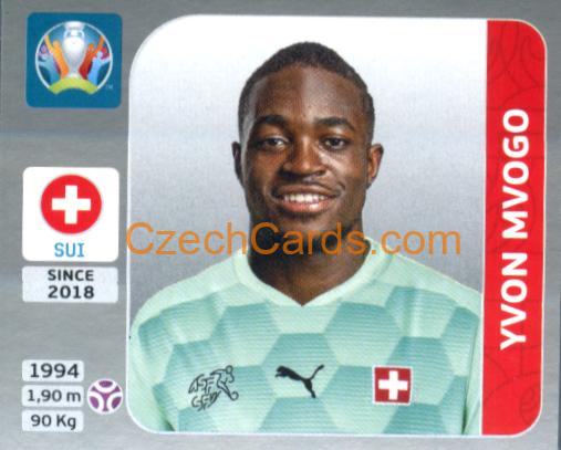 Yvon Mvogo 2020 Panini EURO Sticker Pearl Ed. #46