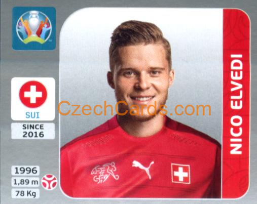 Nico Elvedi 2020 Panini EURO Sticker Pearl Ed. #48