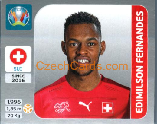 Edimilson Fernandes 2020 Panini EURO Sticker Pearl Ed. #53