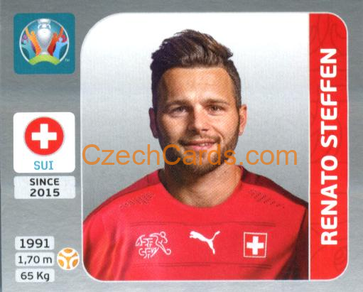 Renato Steffen 2020 Panini EURO Sticker Pearl Ed. #57