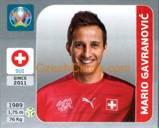 Mario Gavranović 2020 Panini EURO Sticker Pearl Ed. #62