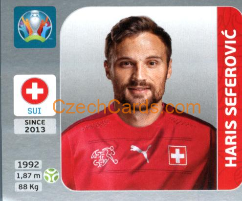 Haris Seferović 2020 Panini EURO Sticker Pearl Ed. #64