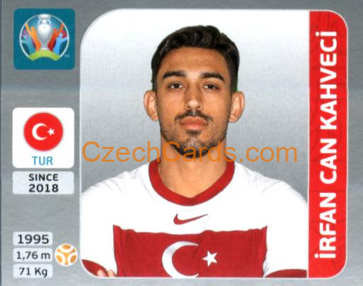 Irfan Can Kahveci 2020 Panini EURO Sticker Pearl Ed. #76