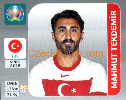 Mahmut Tekdemir 2020 Panini EURO Sticker Pearl Ed. #77