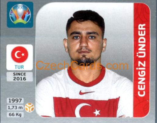 Cengiz Ünder 2020 Panini EURO Sticker Pearl Ed. #79