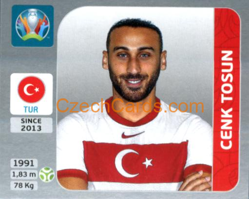 Cenk Tosun 2020 Panini EURO Sticker Pearl Ed. #83