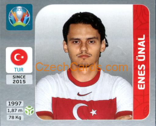Enes Ünal 2020 Panini EURO Sticker Pearl Ed. #84