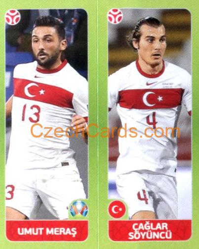 Meraş / Söyüncü 2020 Panini EURO Sticker Pearl Ed. #88