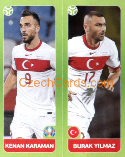 Karaman / Yilmaz 2020 Panini EURO Sticker Pearl Ed. #91