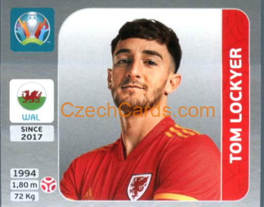 Tom Lockyer 2020 Panini EURO Sticker Pearl Ed. #103