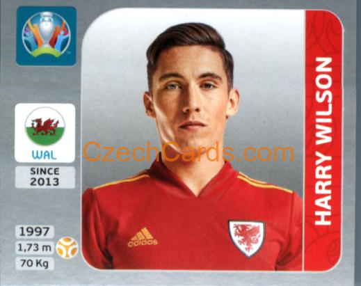 Harry Wilson 2020 Panini EURO Sticker Pearl Ed. #115