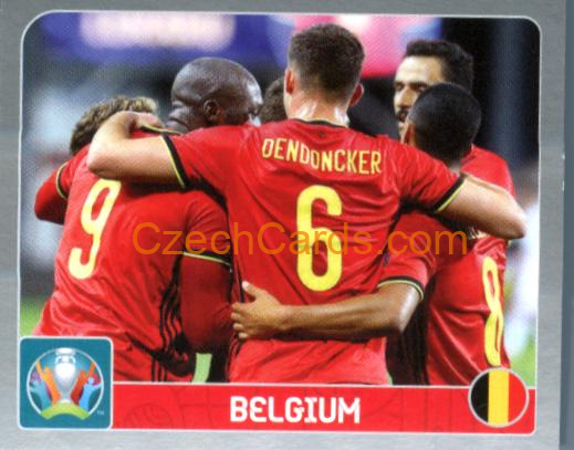 Group B. Belgium 2020 Panini EURO Sticker Pearl Ed. #119