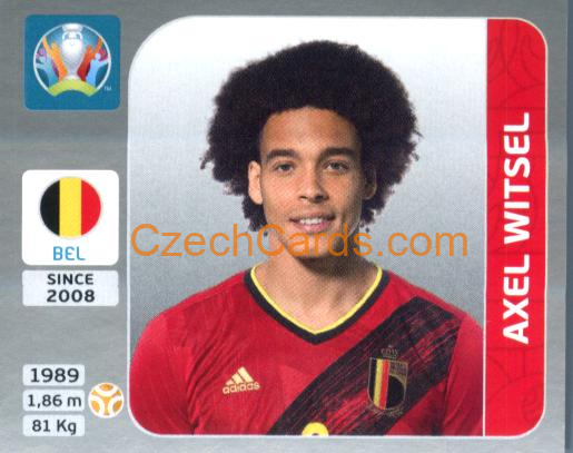 Axel Witsel 2020 Panini EURO Sticker Pearl Ed. #136