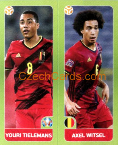 Tielemans / Witsel 2020 Panini EURO Sticker Pearl Ed. #147