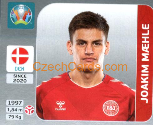 Joakim Mæhle 2020 Panini EURO Sticker Pearl Ed. #162