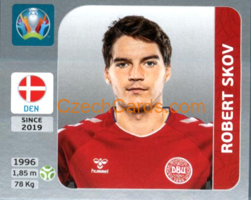 Robert Skov 2020 Panini EURO Sticker Pearl Ed. #175