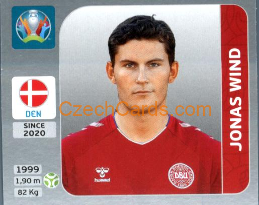 Jonas Wind 2020 Panini EURO Sticker Pearl Ed. #176