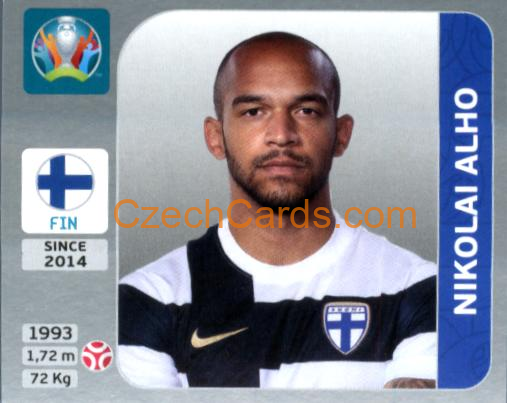 Nikolai Alho 2020 Panini EURO Sticker Pearl Ed. #180