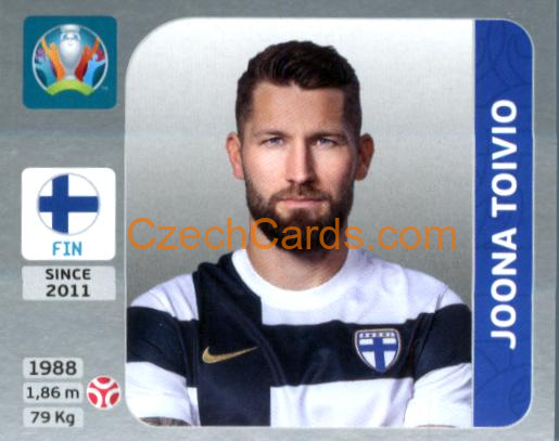 Joona Toivio 2020 Panini EURO Sticker Pearl Ed. #184