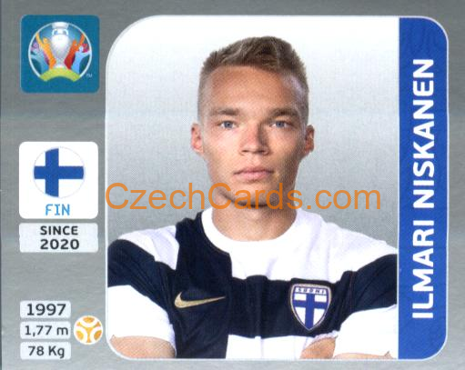 Ilmari Niskanen 2020 Panini EURO Sticker Pearl Ed. #190