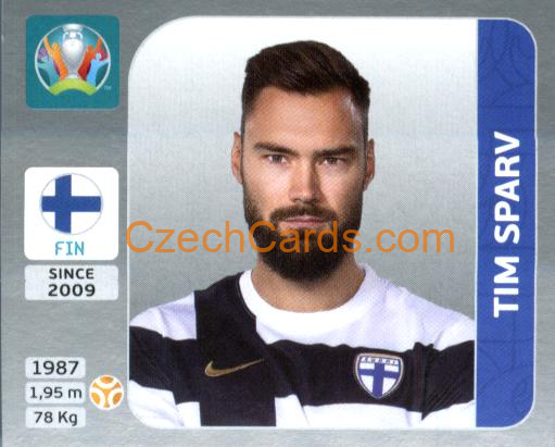Tim Sparv 2020 Panini EURO Sticker Pearl Ed. #193