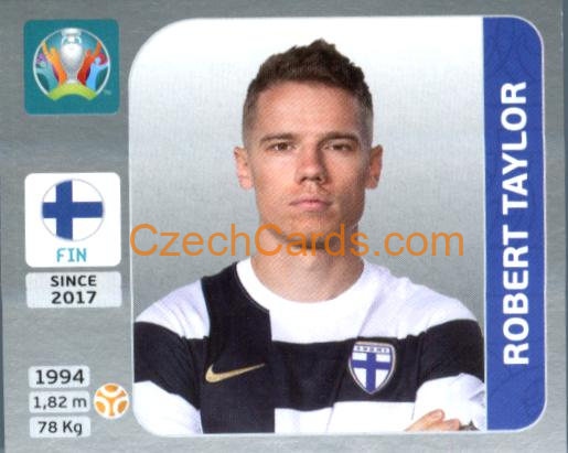 Robert Taylor 2020 Panini EURO Sticker Pearl Ed. #194