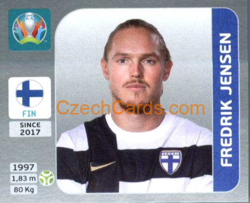 Frederik Jensen 2020 Panini EURO Sticker Pearl Ed. #195