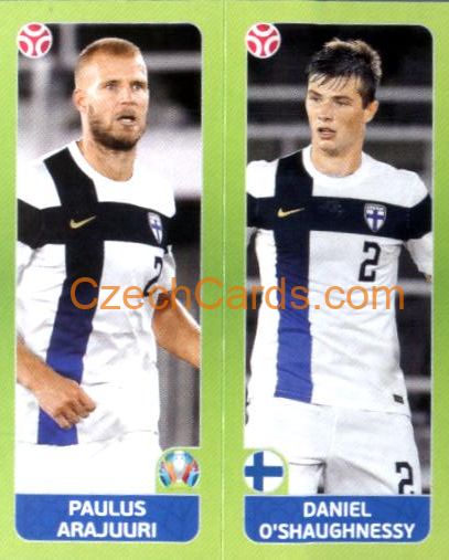 Arajuuri / O'Shaughnessy 2020 Panini EURO Sticker Pearl Ed. #199