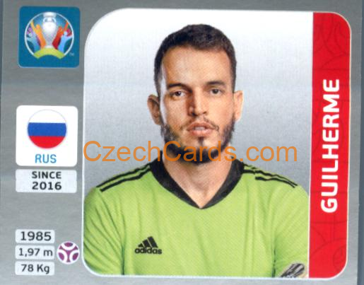 Guilherme 2020 Panini EURO Sticker Pearl Ed. #212