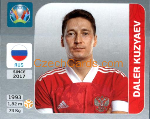 Daler Kuzyaev 2020 Panini EURO Sticker Pearl Ed. #223