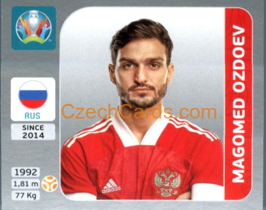 Magomed Ozdoev 2020 Panini EURO Sticker Pearl Ed. #227