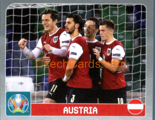 Group C. Austria 2020 Panini EURO Sticker Pearl Ed. #231