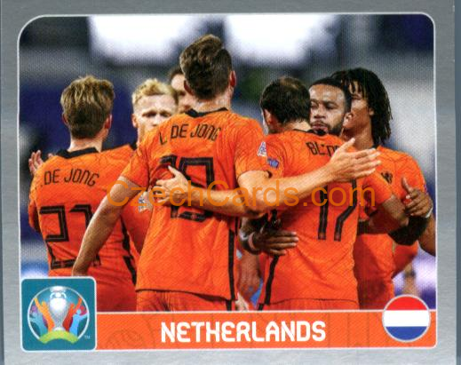 Group C. Netherlands 2020 Panini EURO Sticker Pearl Ed. #232