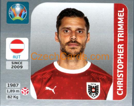 Christopher Trimmel 2020 Panini EURO Sticker Pearl Ed. #243