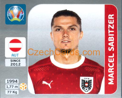 Marcel Sabitzer 2020 Panini EURO Sticker Pearl Ed. #250