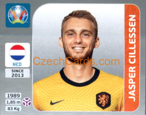 Jasper Cillessen 2020 Panini EURO Sticker Pearl Ed. #269