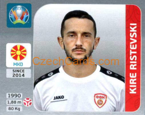 Kire Ristevski 2020 Panini EURO Sticker Pearl Ed. #294
